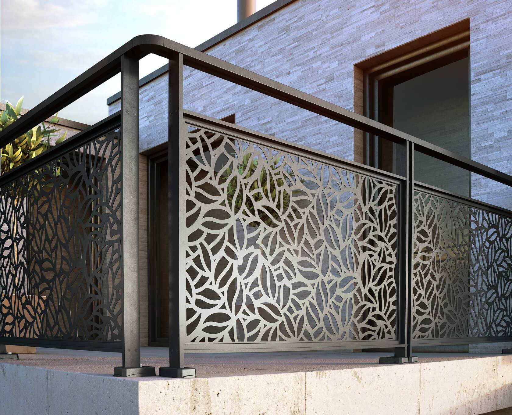 installation garde-corps aluminium 